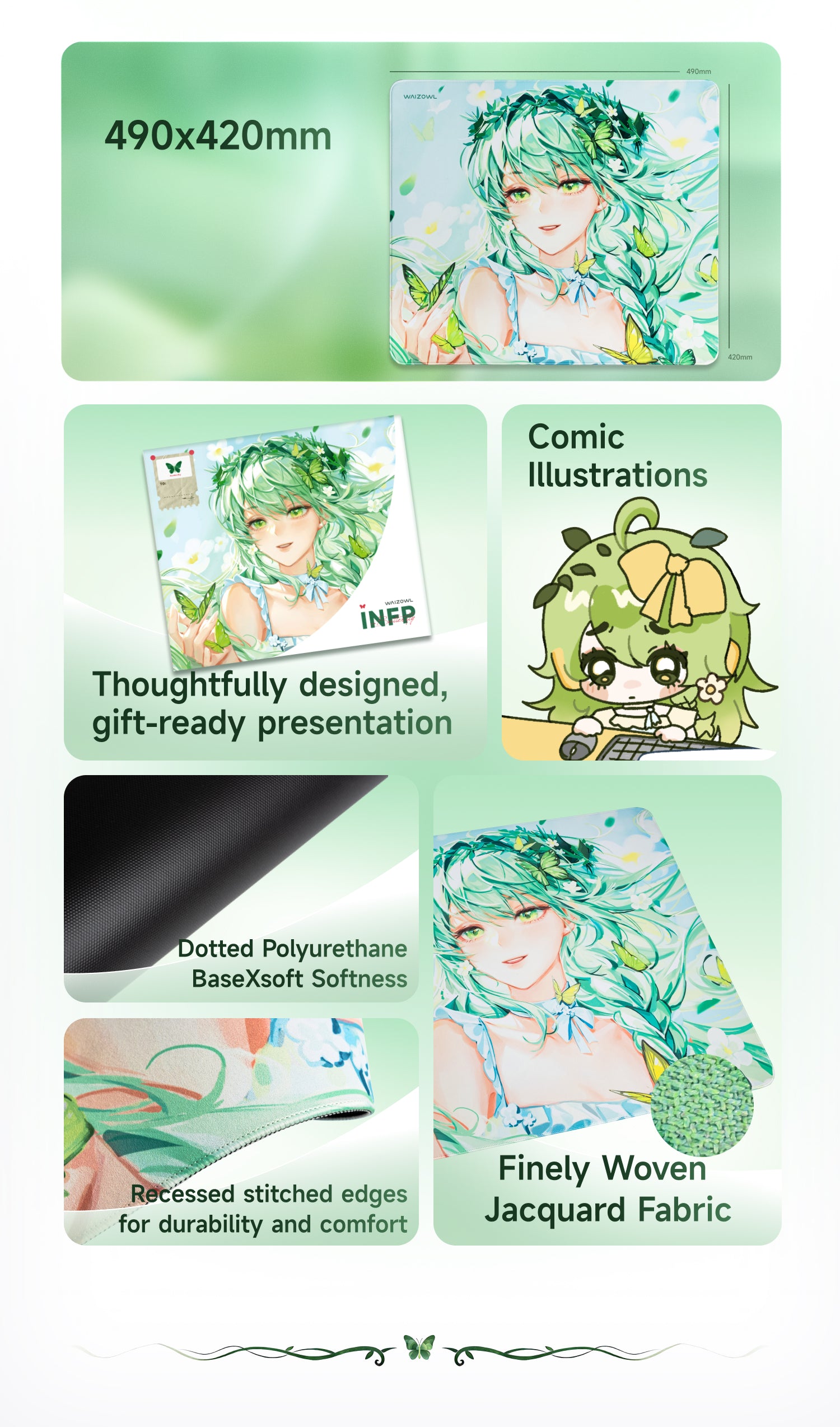 Butterfly Mousepad